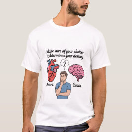 Het dilemma van keuze t-shirt