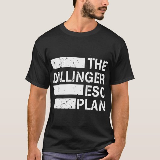 het dillinger ontsnappingsplan cadeau t-shirt (Voorkant)