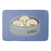 Het dim sum Chinees ontbijt gestoomd bbq van het Badmat (Voorkant)