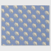 Het dim sum Chinees ontbijt gestoomd bbq van het Cadeaupapier (Vlak)