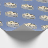 Het dim sum Chinees ontbijt gestoomd bbq van het Cadeaupapier (Hoek)