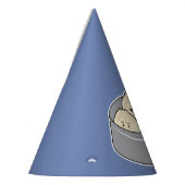 Het dim sum Chinees ontbijt gestoomd bbq van het Feesthoedjes (Links)