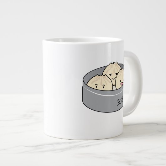 Het dim sum Chinees ontbijt gestoomd bbq van het Grote Koffiekop (Voorkant rechts)