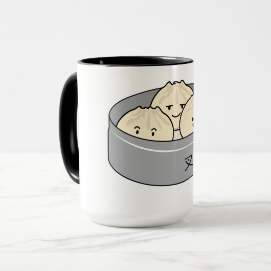 Het dim sum Chinees ontbijt gestoomd bbq van het Mok (Voorkant links)