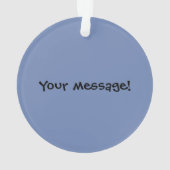 Het dim sum Chinees ontbijt gestoomd bbq van het Ornament (achterkant)