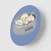 Het dim sum Chinees ontbijt gestoomd bbq van het Ronde Klok (Hoek)