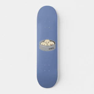 Het dim sum Chinees ontbijt gestoomd bbq van het Skateboard