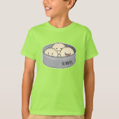 Het dim sum Chinees ontbijt gestoomd bbq van het T-shirt (Voorkant)