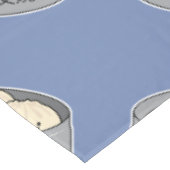 Het dim sum Chinees ontbijt gestoomd bbq van het Tafelkleed (Gekanteld)