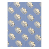 Het dim sum Chinees ontbijt gestoomd bbq van het Tafelkleed (Voorkant)