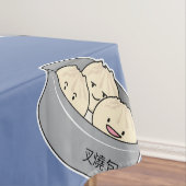 Het dim sum Chinees ontbijt gestoomd bbq van het Tafelkleed (Voorbeeld)