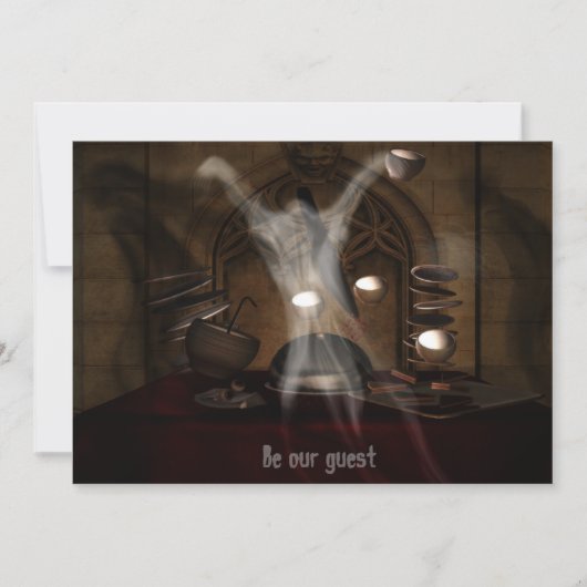 Het diner gast HALLOWEEN Kaart (Voorkant)