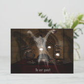 Het diner gast HALLOWEEN Kaart (Staand voorkant)