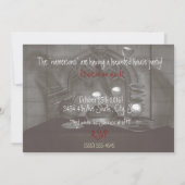 Het diner gast HALLOWEEN Kaart (Achterkant)