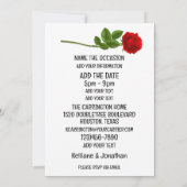 Het DINER is geserveerd Kaart (Achterkant)