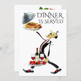 Het DINER is geserveerd Kaart