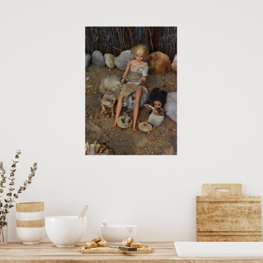Het diner is geserveerd. poster (Keuken)