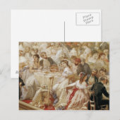 Het diner op de Tuileries, 1867 Briefkaart (Voorkant / Achterkant)
