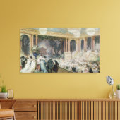 Het diner op de Tuileries, 1867 Canvas Afdruk (Insitu (Woonkamer))