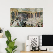 Het diner op de Tuileries, 1867 Poster (Thuiskantoor)