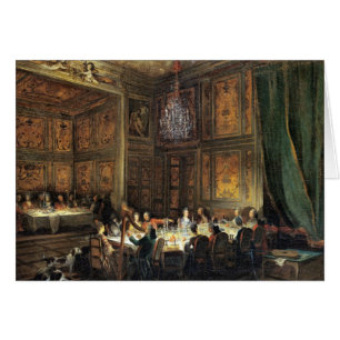 Het diner van de Conti-prins in de tempel