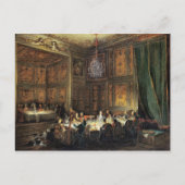 Het diner van de Conti-prins in de tempel Briefkaart (Voorkant)