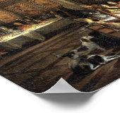 Het diner van de Conti-prins in de tempel Poster (Hoek)