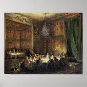 Het diner van de Conti-prins in de tempel Poster (Voorkant)