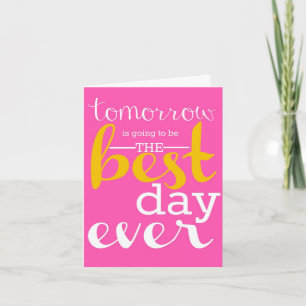 Het Diner van de Repetitie van het huwelijk dankt Bedankkaart