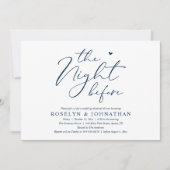 Het diner van de repetitie voor de romantische bru kaart (Voorkant)