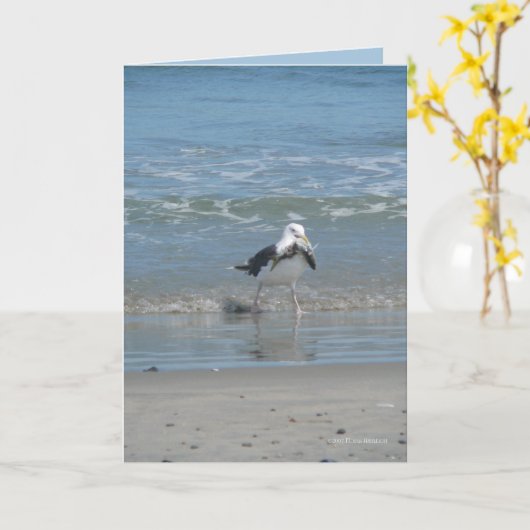 Het Diner van vissen Kaart (Gele Bloem)