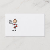 Het diner wordt bewaard visitekaartje (Achterkant)