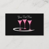 Het diner wordt bewaard visitekaartje (Achterkant)