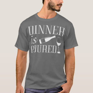 Het diner wordt geschonken 1 t-shirt