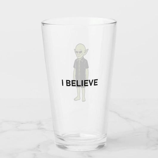 Het ding dat ze zagen - ik geloof dat buitenaardse glas (Achterkant)