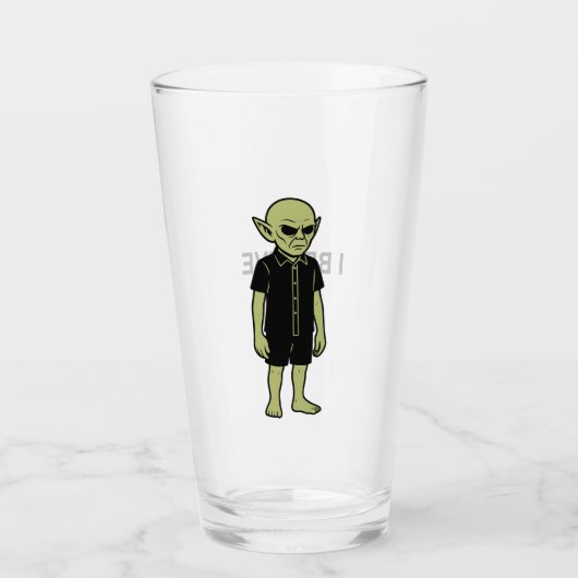 Het ding dat ze zagen - ik geloof dat buitenaardse glas (Voorkant)