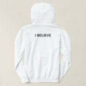 Het ding dat ze zagen - ik geloof dat buitenaardse hoodie (Design achterkant)