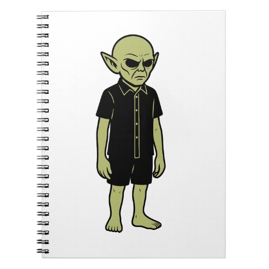 Het ding dat ze zagen - ik geloof dat buitenaardse notitieboek (Voorkant)