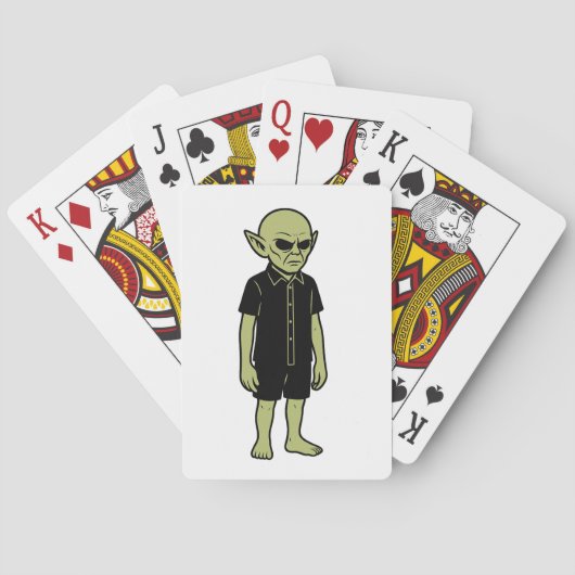 Het ding dat ze zagen - ik geloof dat buitenaardse pokerkaarten (Achterkant)