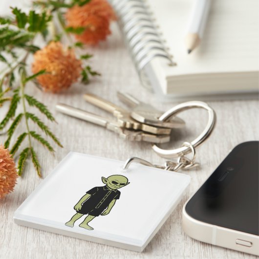 Het ding dat ze zagen - ik geloof dat buitenaardse sleutelhanger (Voorkant Rechts)