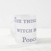 Het ding over heksenjachten podcast Mok (Voorkant links)