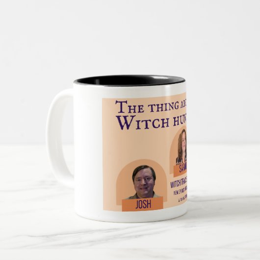 Het ding over heksenjachten podcast Mok (Voorkant links)