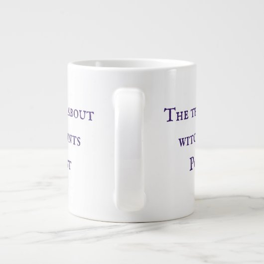 Het ding over heksenjachten podcast Mok (Achterkant)