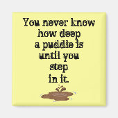 Het ding over Puddles_ Magneet (Voorkant)