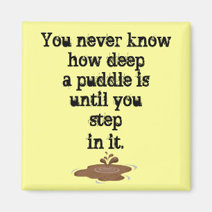 Het ding over Puddles_ Magneet