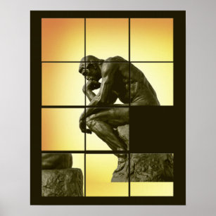 Het Dinker, afbeelding glijdende puzzelspel, Le Pe Poster