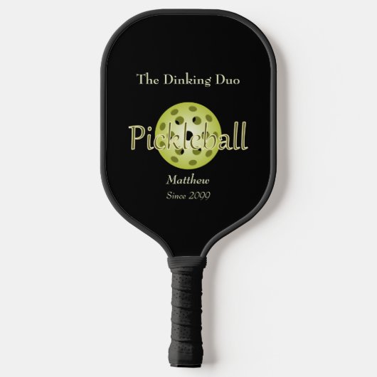 Het Dinking Duo Paar Pickleball Ball Paddle (Achterkant)