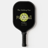 Het Dinking Duo Paar Pickleball Ball Pickleball Paddle (Voorkant)