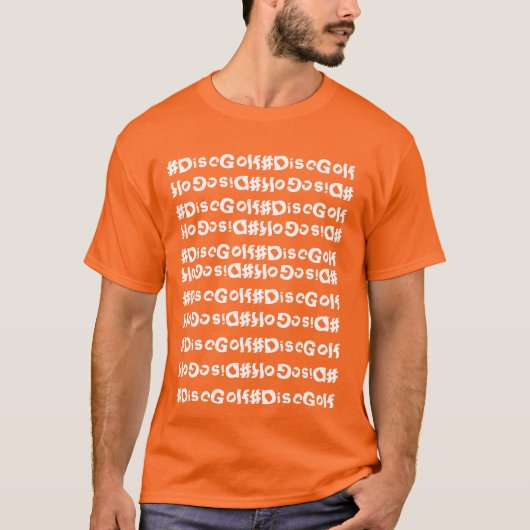 Het #DiscGolf-Stropdas geverfd shirt (Voorkant)