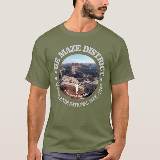 Het district Maze T-shirt (Voorkant)